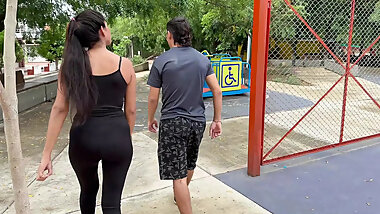 Unknown Latina with Big Ass Loves to Fuck, Asks Me to Stick My Big Dick in Her Tight Pussy