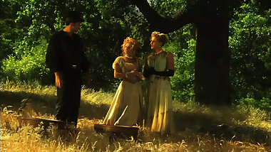 Dominica Leoni and Lauren Phoenix Finger and Lick Each Other's Wet Pussies Outdoors