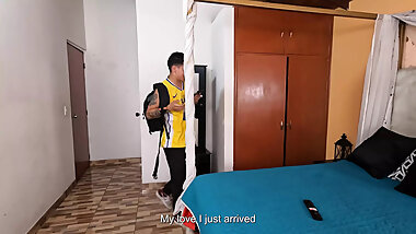 My Stepsister Bribes Me with a Blowjob