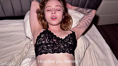 I showed her my and cummed twice