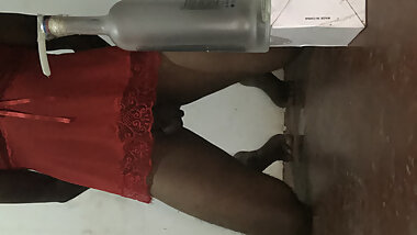 house maid Slave boy punishing with cadle