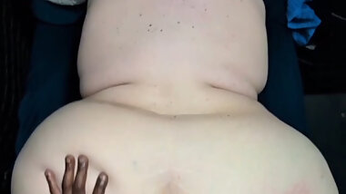 Big ass trucker gets fucked in the back of his truck