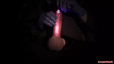 Cock Sounding With Led Light Rod