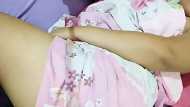 Pervert Wakes up and Starts Touching Herself and Realizes She's Very Horny