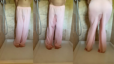 Lil sissy pee desperation