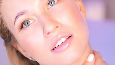 Sucks Big Dildo and Nipple Pins