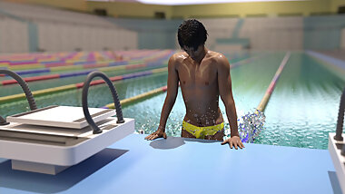 Trying to Impress the Swimming Coach : Straight