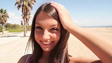 Petite teen enjoys getting fucked by a stranger