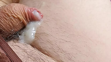 Cute Virginal Clit Cumshot