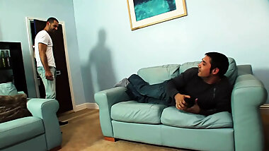 Slutty Office Workers Claudia Rossi, Tia Layne, and Lleia Get Gangbanged and Facialed