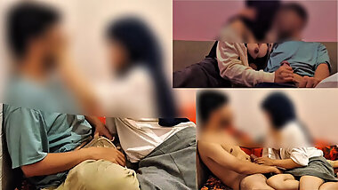 Hijab Girl Shocked!!! Because of Her Step Brother's Big Cock!