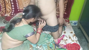My beautiful bhabhi having sucked my penis.