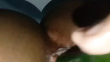 Pitting a cucumber in my hole