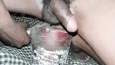 Village ke bhaiya ne gand me fan ka sapt ghusa ke sex kiya hot sexy video