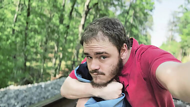 Gay Country Boy Cum On Train Tracks - Part 1