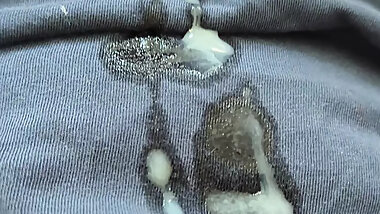 dirty talk and creamy - I squirt my shirt full