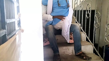 Indian school girl fucked by her boyfriend when no one in school