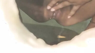 Bhabi secretly having sex in the bathroom