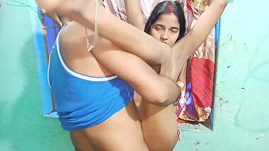 Neighbor left the woman naked