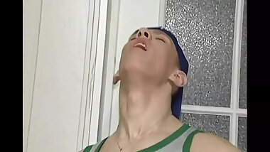 Two young gays have fun ..(no condom)