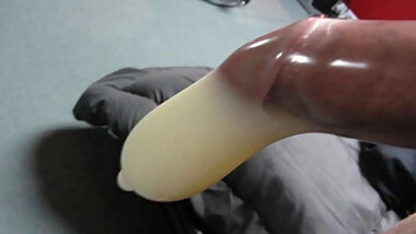 Indian Condom Big Cock Masturbation Horny Desi Man