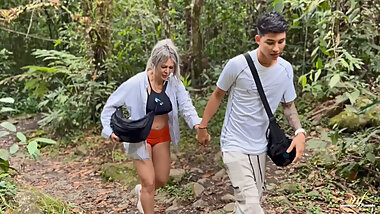 My first time with my stepson at the river - Monique Fuentes & Danner Mendez