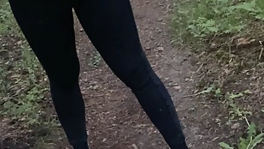 Hot to a stranger in public, in the forest.