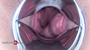 Slutty Japanese  with enormous hooters gets muddy in front of the camera - super-steamy JAV action!