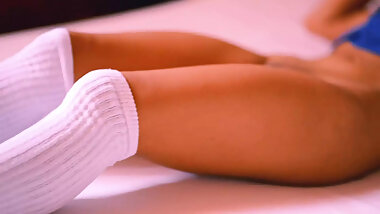 The stepdaughter seduces her father's friend and fucks him in his room .