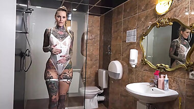 Ggg Tattooed Horny Women with Small Tits Fuck It Good Again