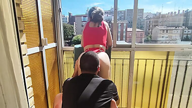 Sex on the Terrace in the Eyes of Our Neighbors!