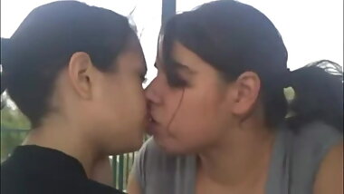 A1NYC Lesbian teen kissing homemade compilation